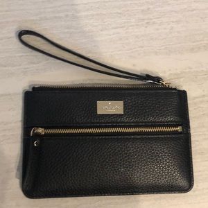 Kate spade black wristlet